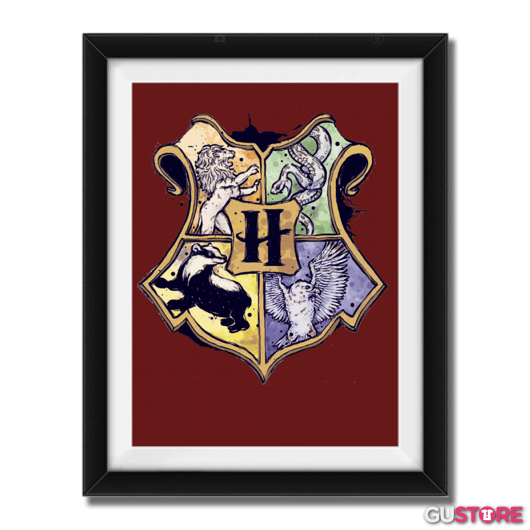 Cuadro decorativo Escudo Hogwarts