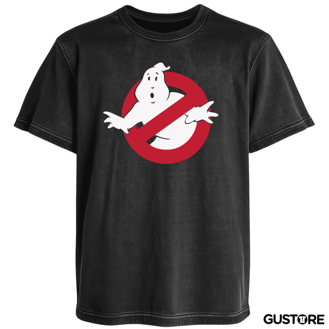 Polera desgastada Ghostbusters - Logo