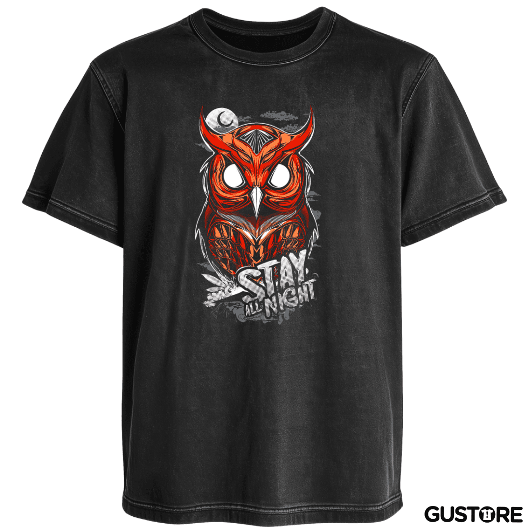 Polera desgastada Buho 2