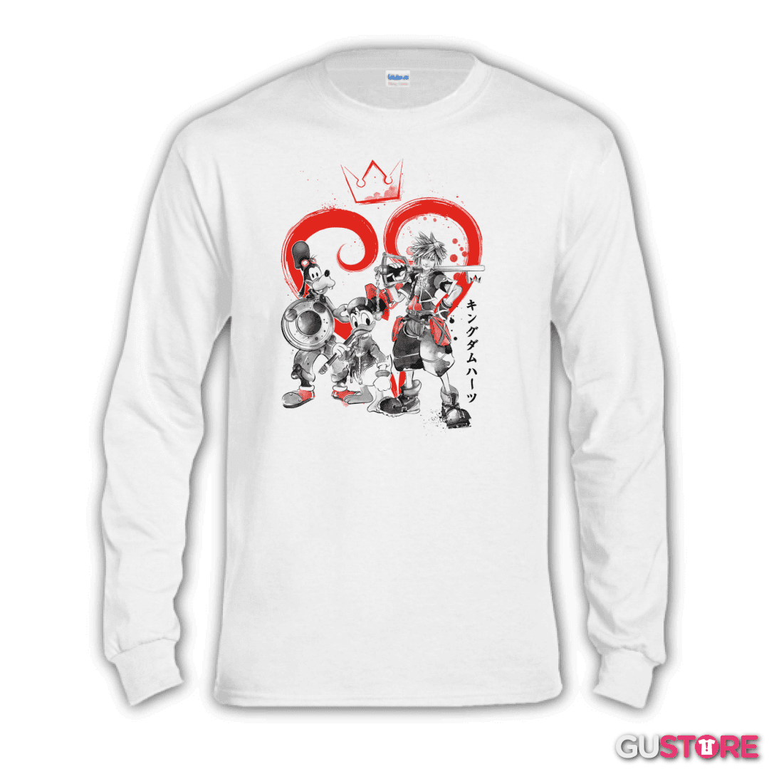 Polera manga larga Kingdom hearts 5