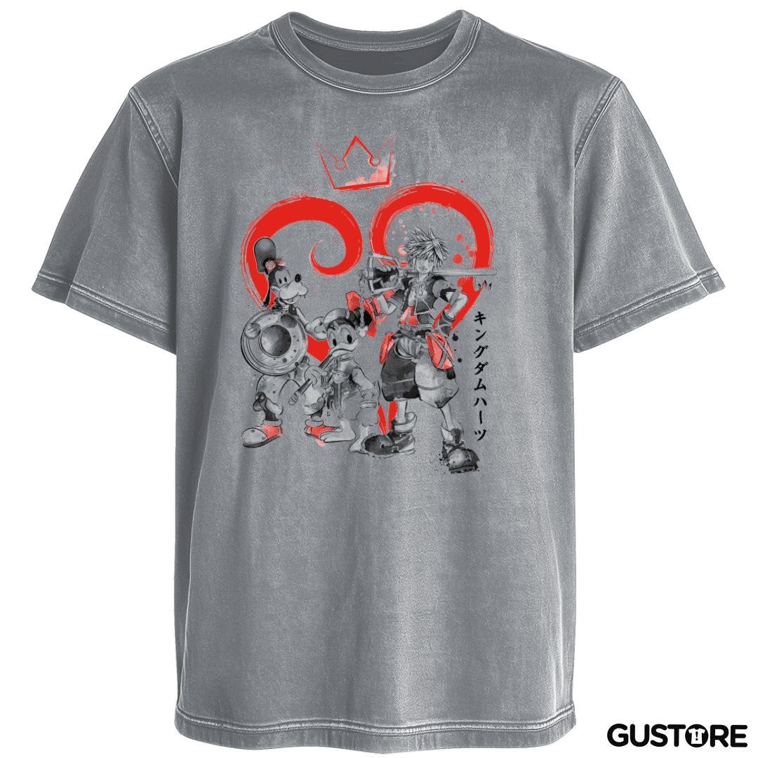 Polera desgastada Kingdom hearts 5