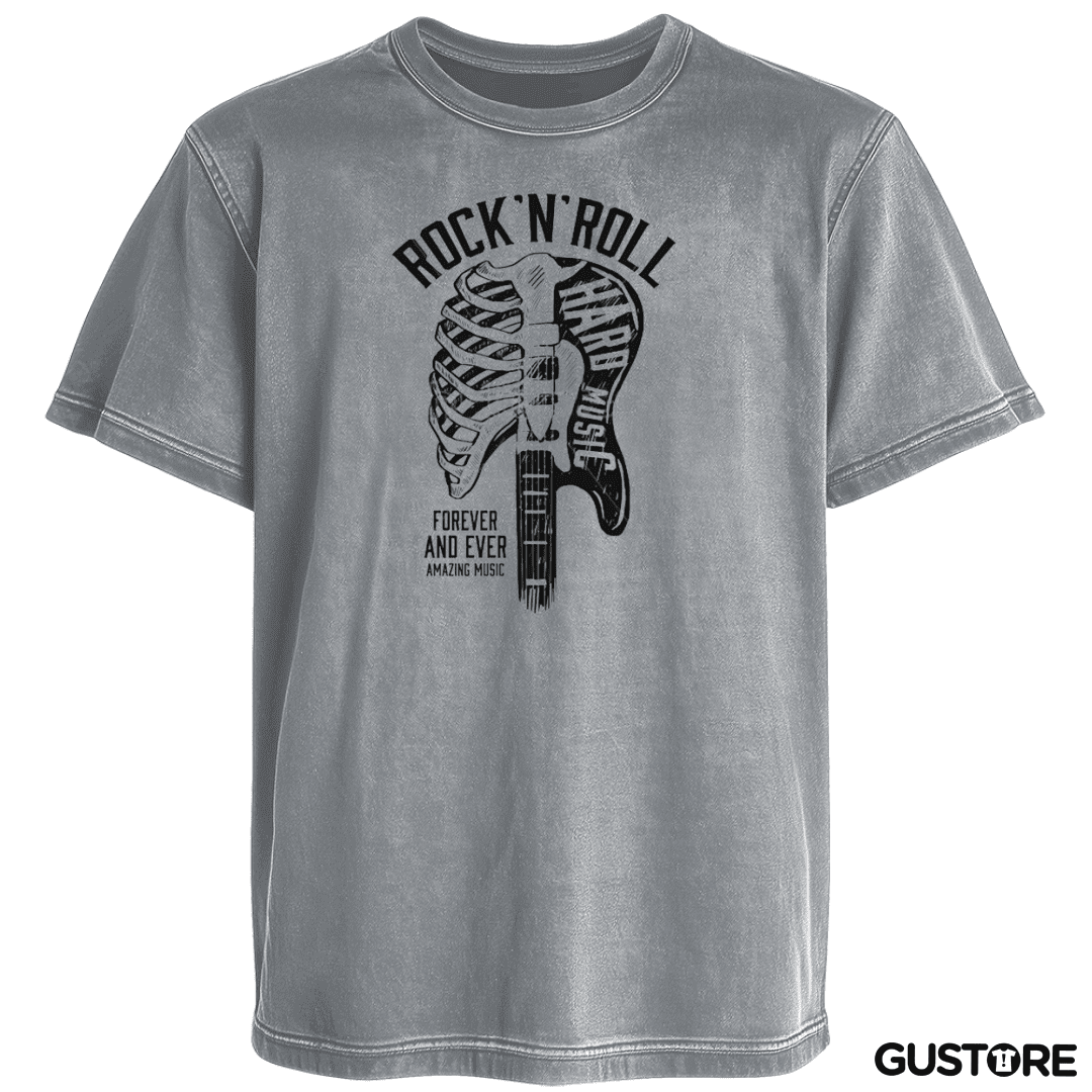 Polera desgastada Hard music