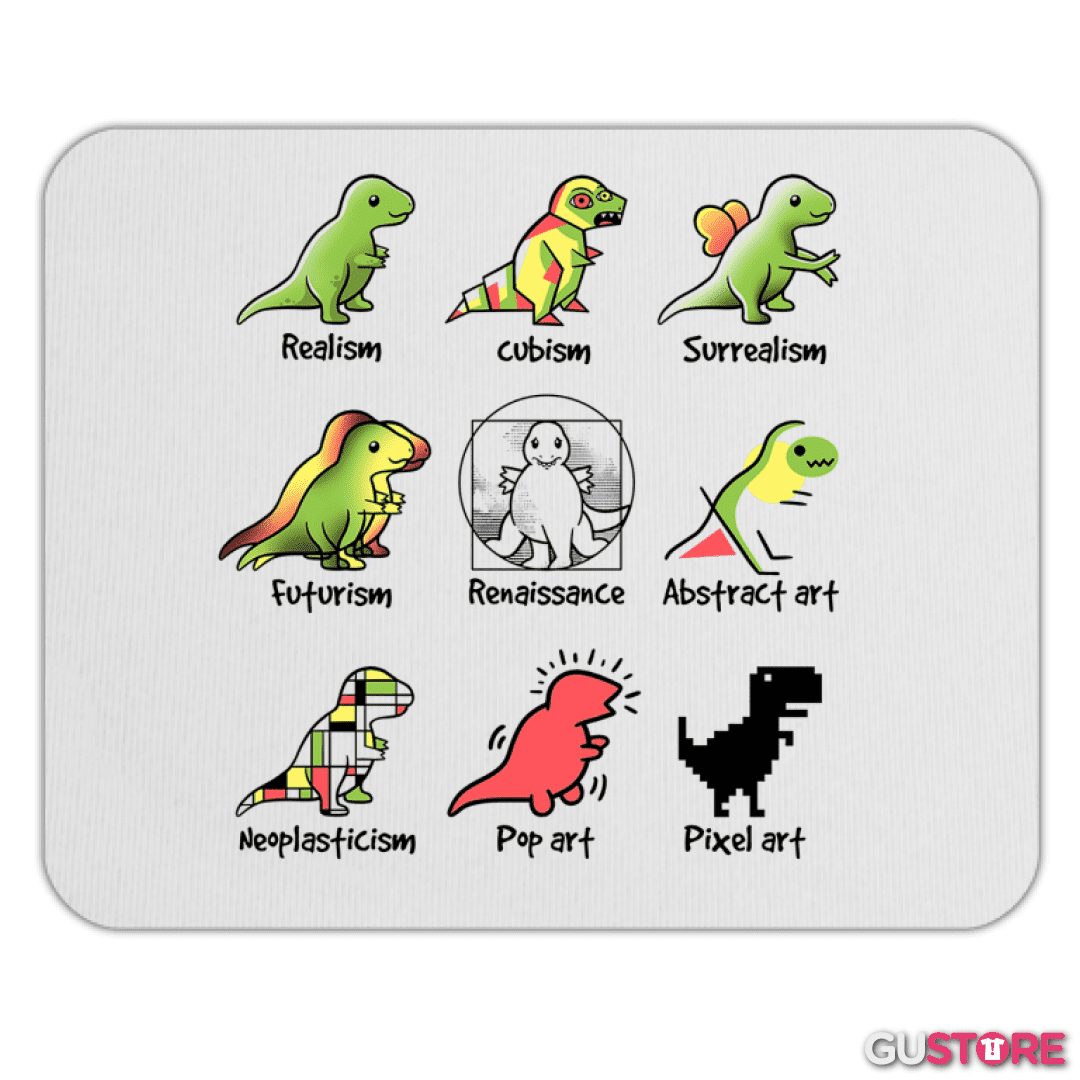 Mousepad Dino art