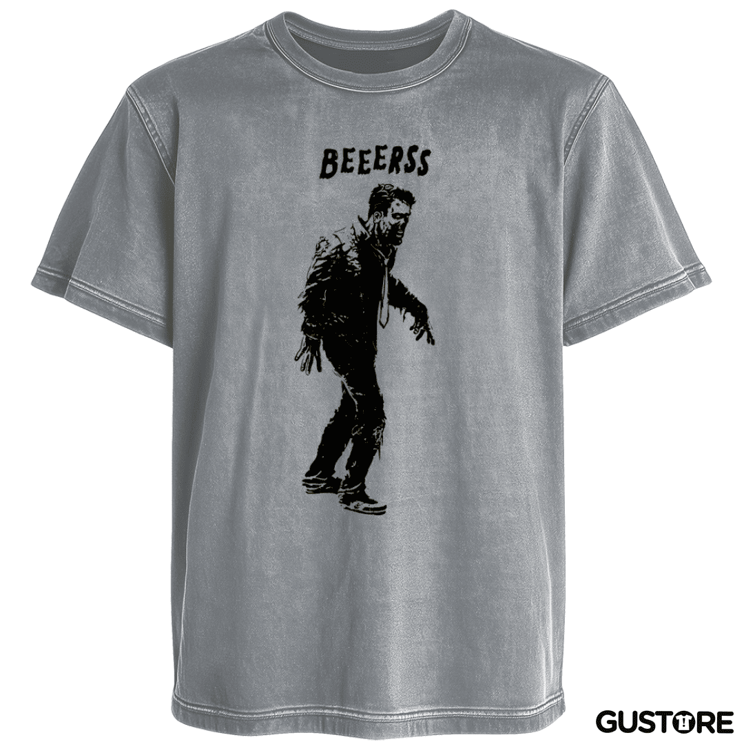 Polera desgastada cerveeeza