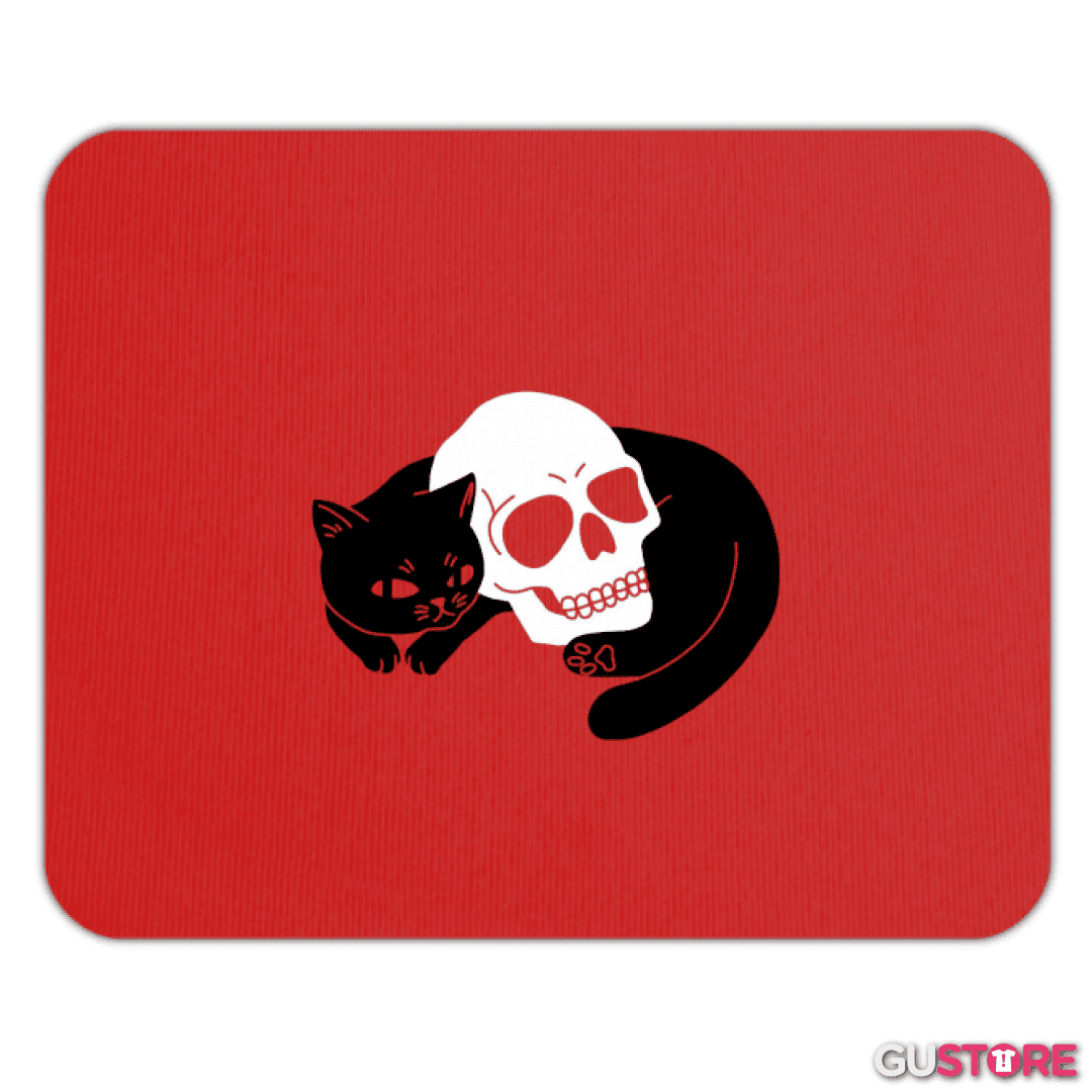 Mousepad Skull cat