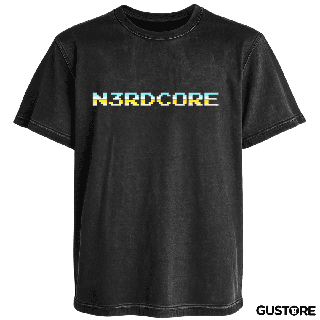 Polera desgastada Nerdcore