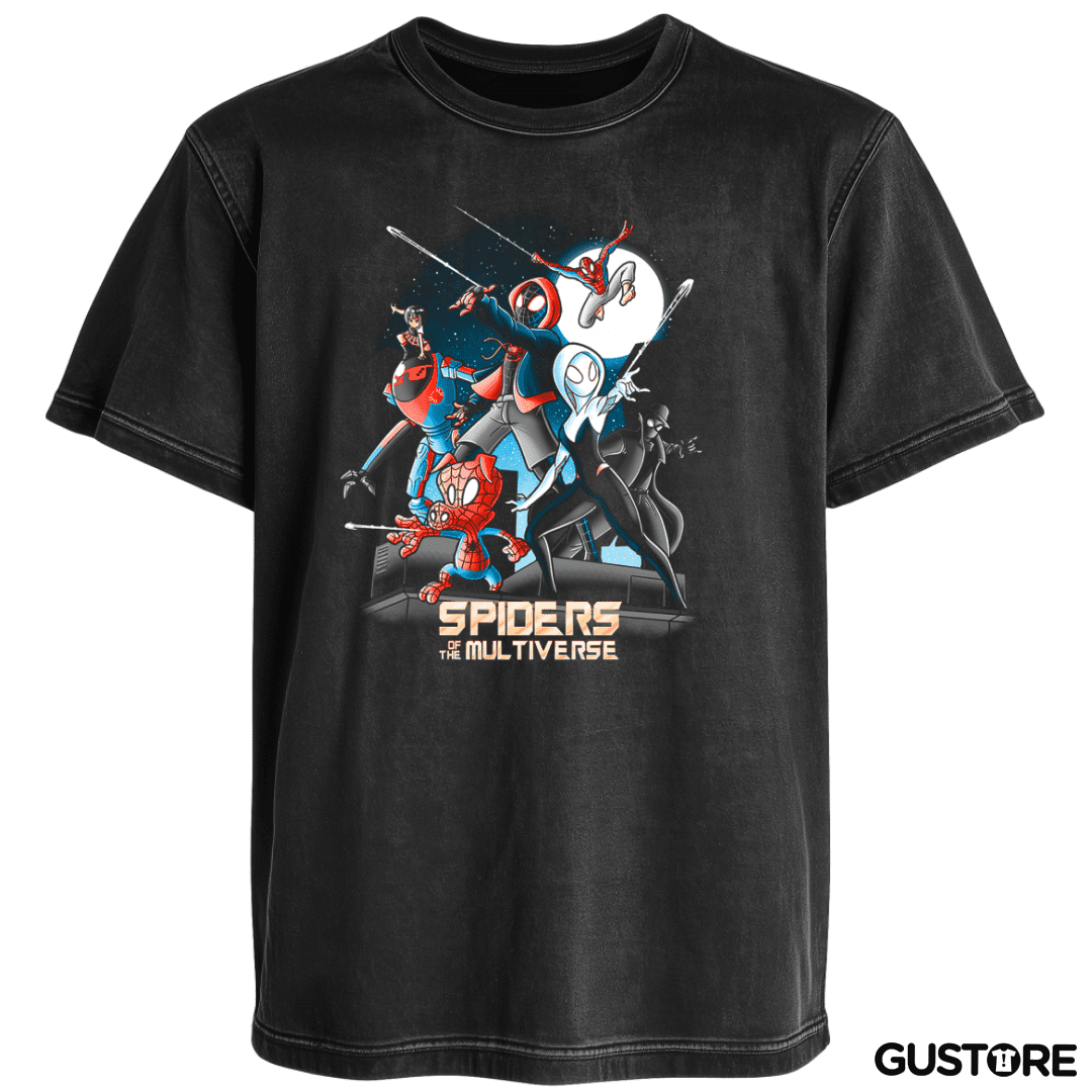 Polera desgastada Aracnidos