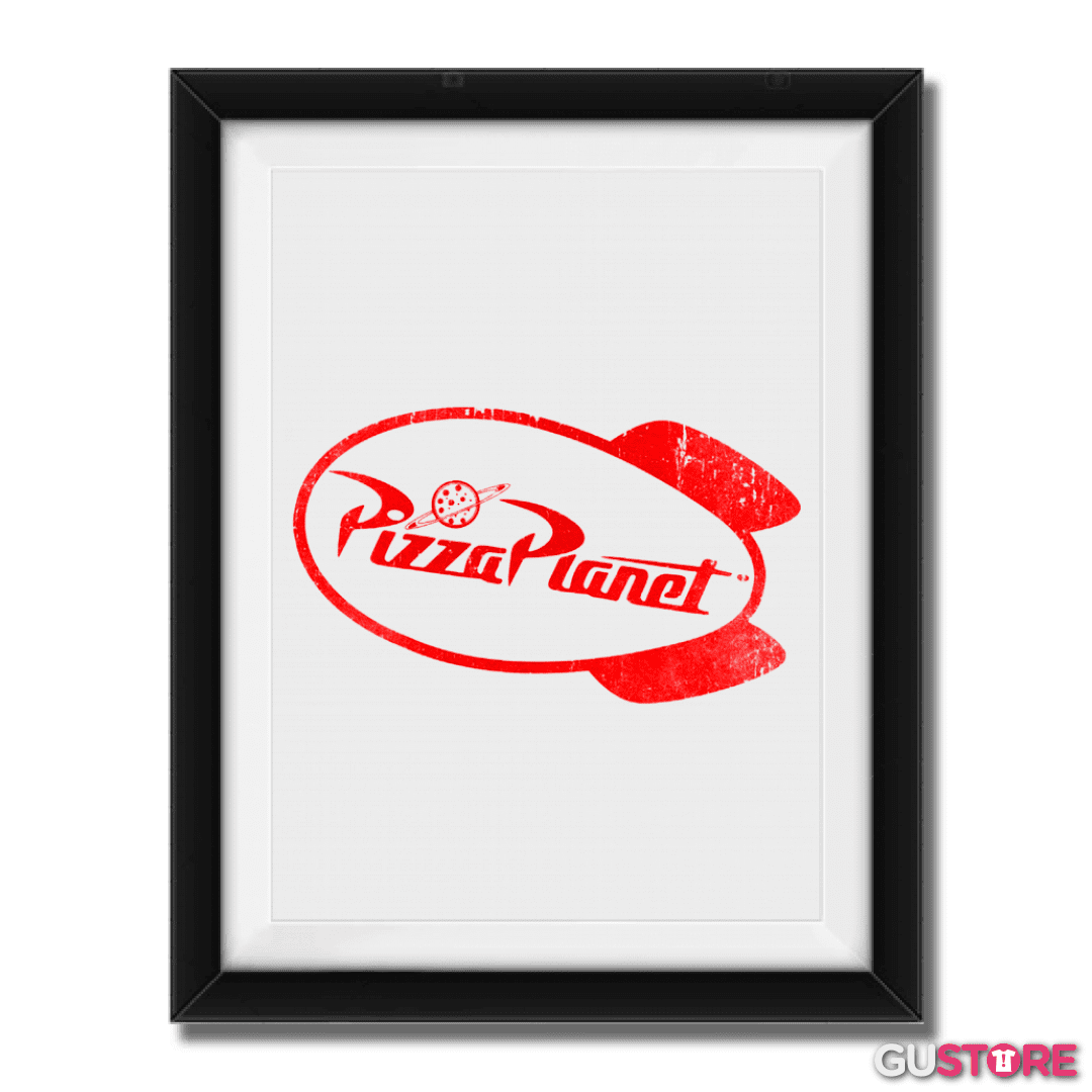Cuadro decorativo Pizza planeta
