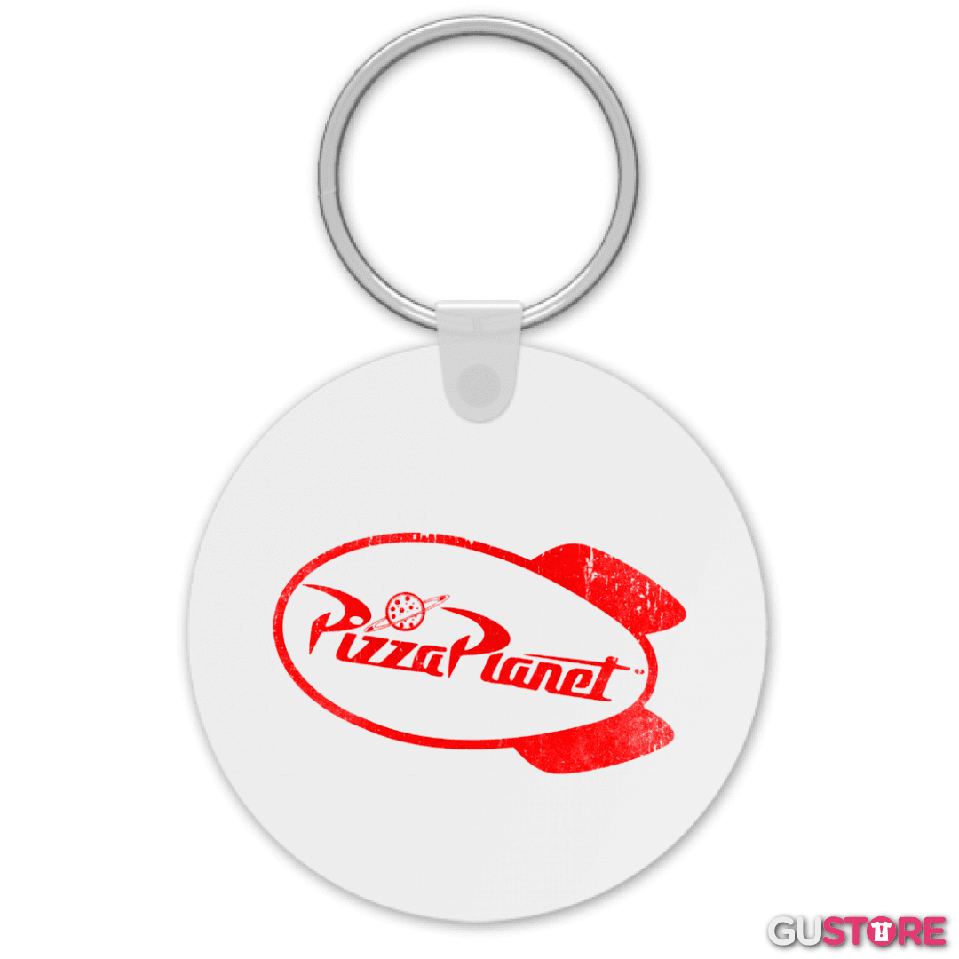 Llavero Pizza planeta