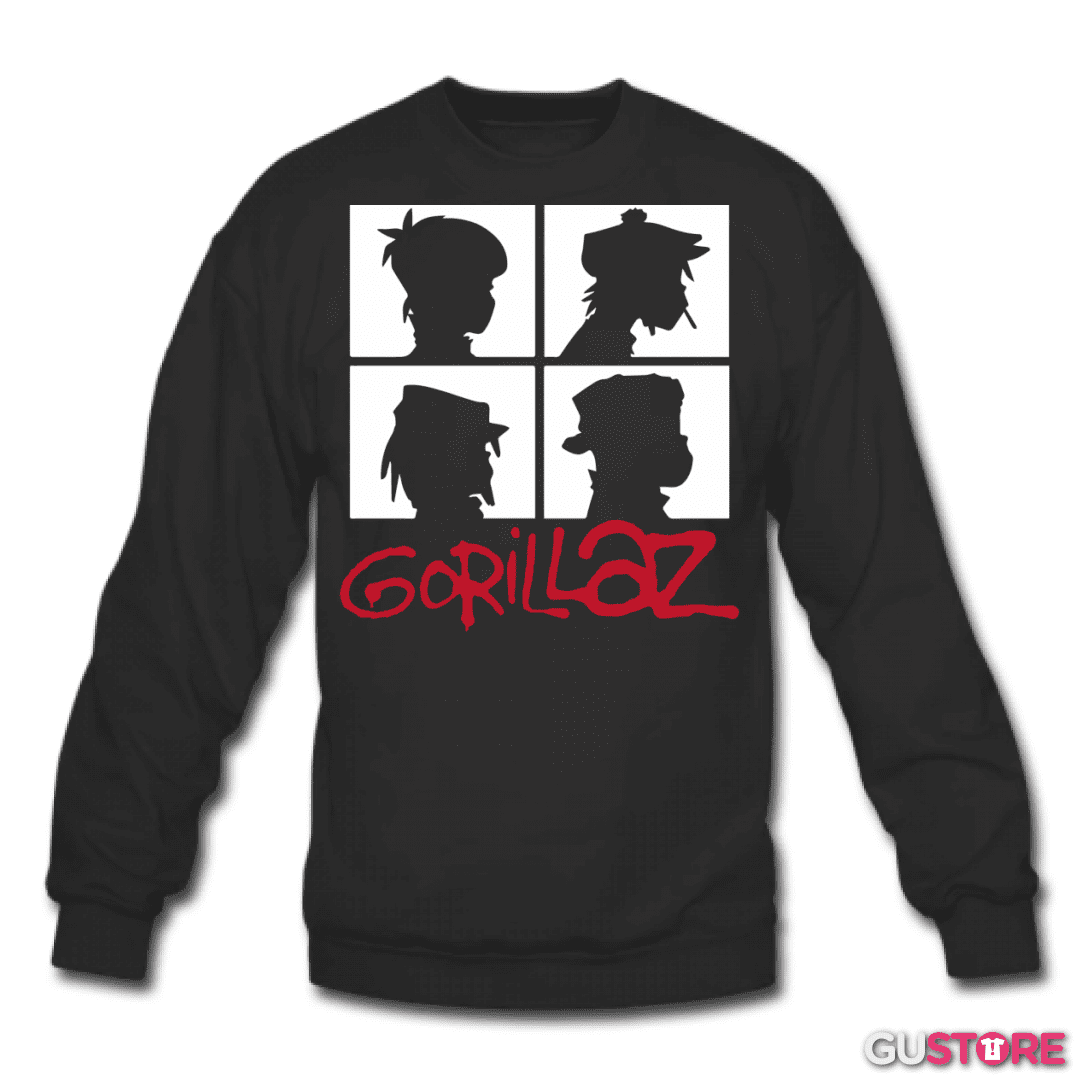 Poleron polo Gorillaz - Demon Days B&W