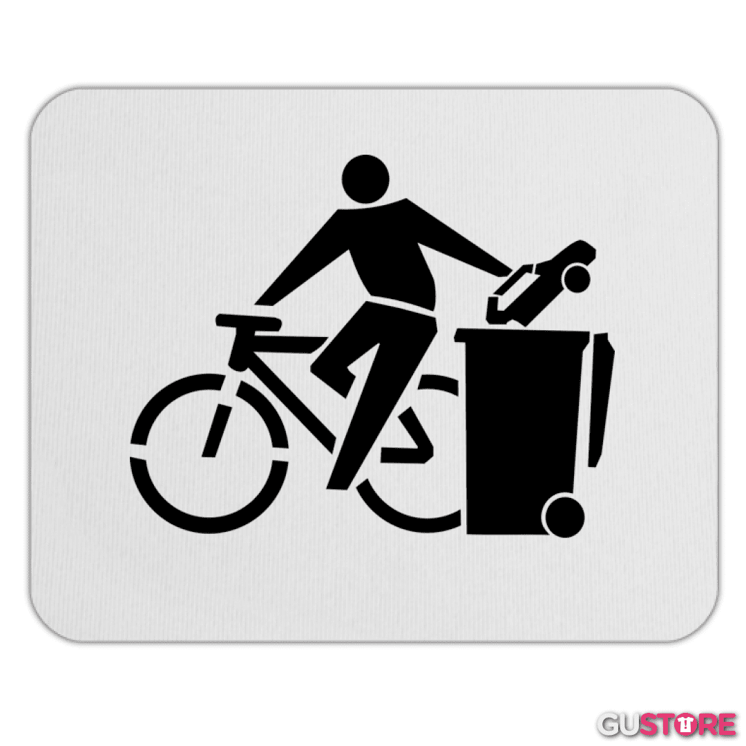 Mousepad Auto a la basura 