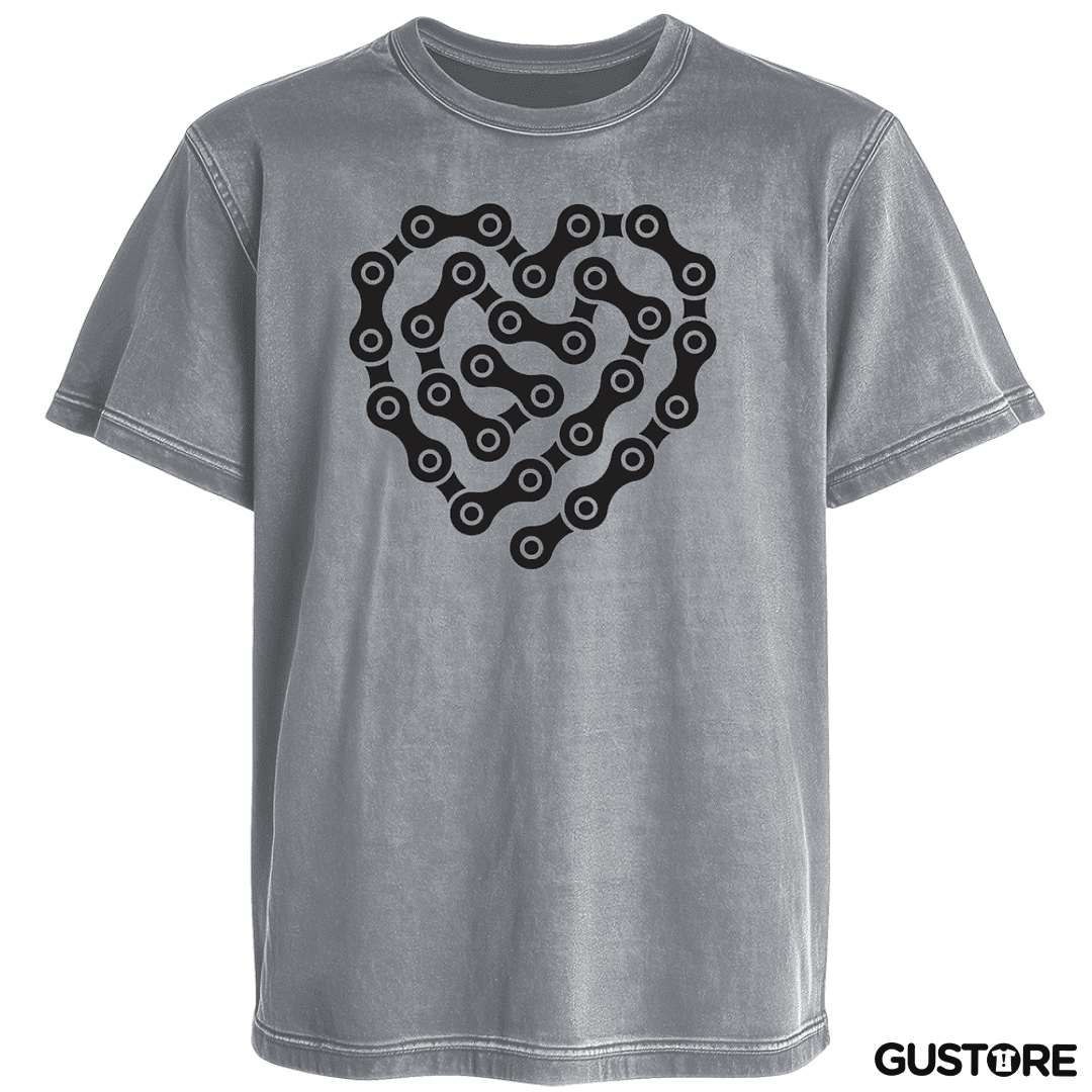 Polera desgastada CORAZON CADENA 