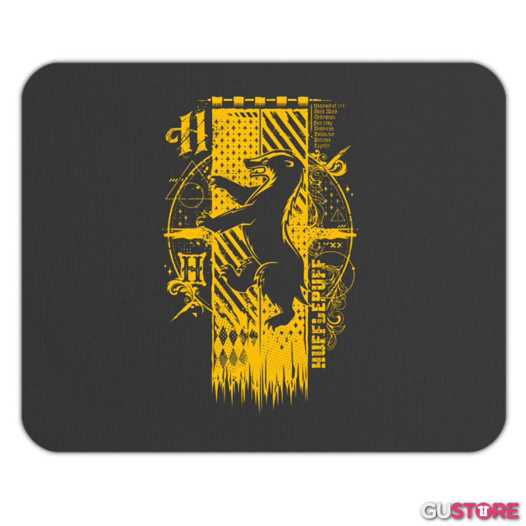 Mousepad escudo hufflepuff