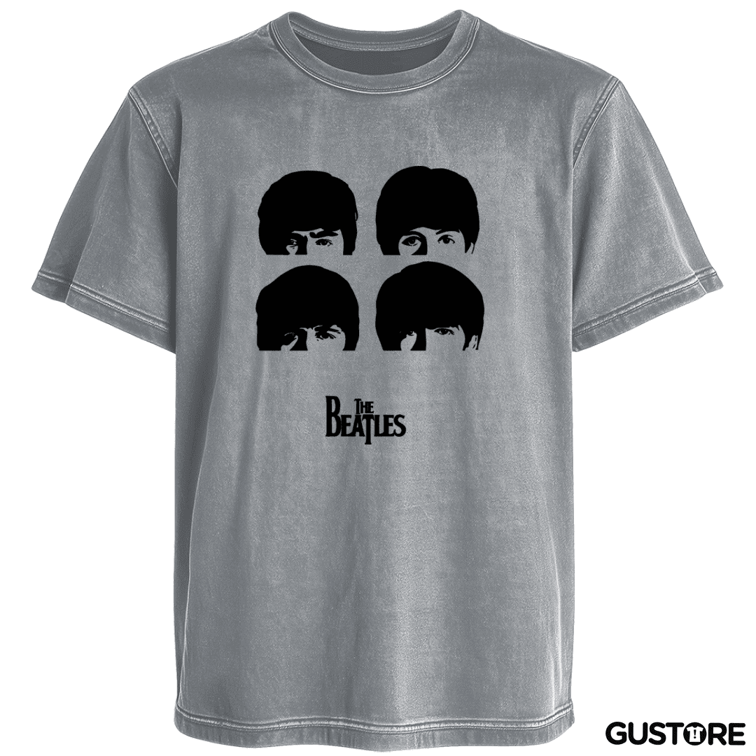 Polera desgastada The Beatles - A hard days night
