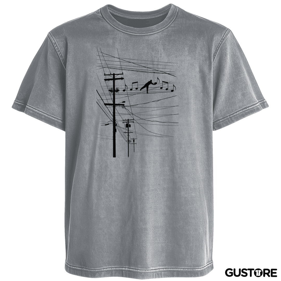 Polera desgastada Pentacable 