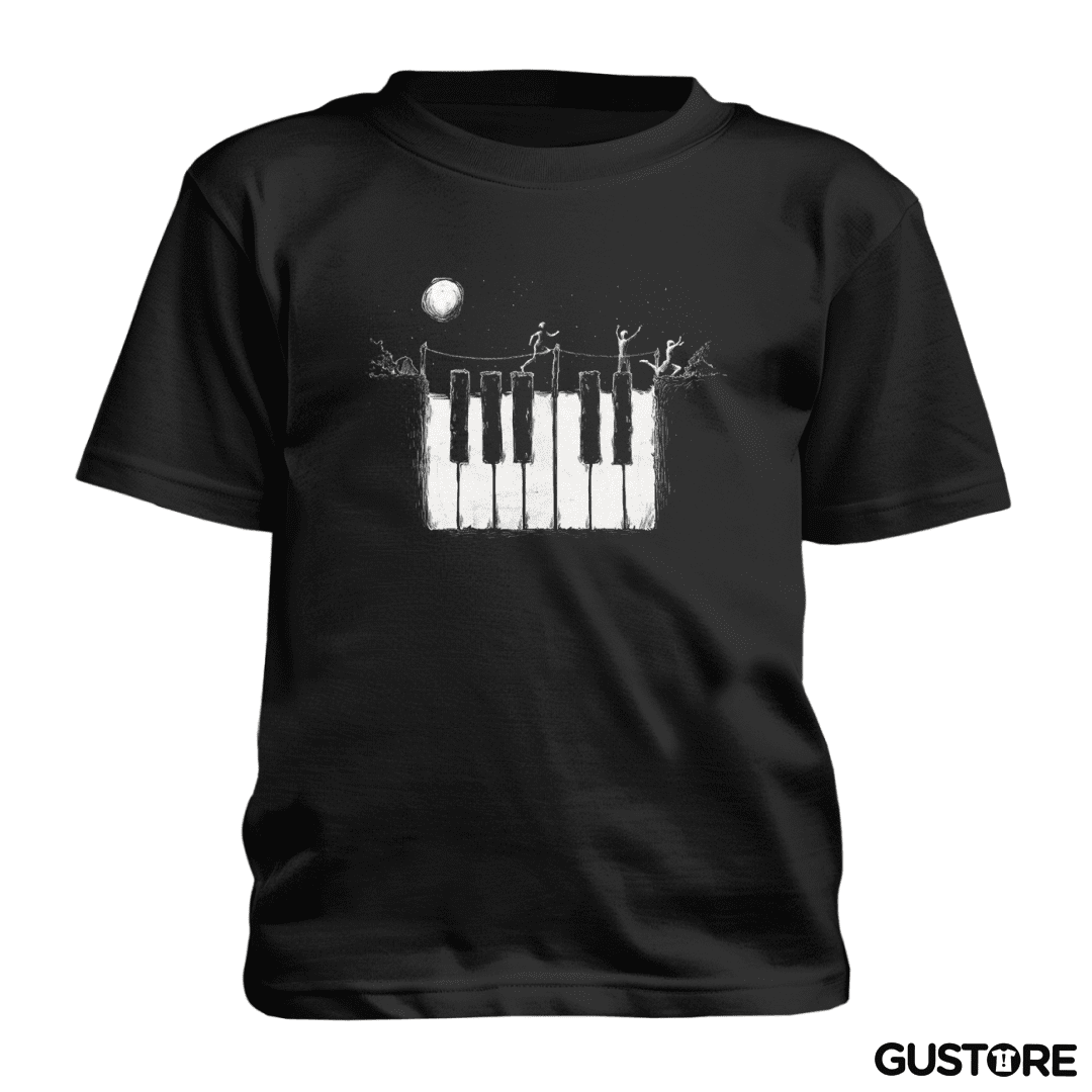 Polera de niño Piano noche 