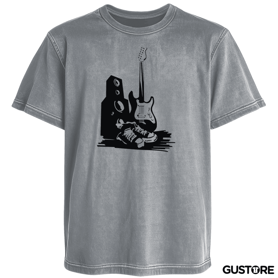 Polera desgastada Rock pack