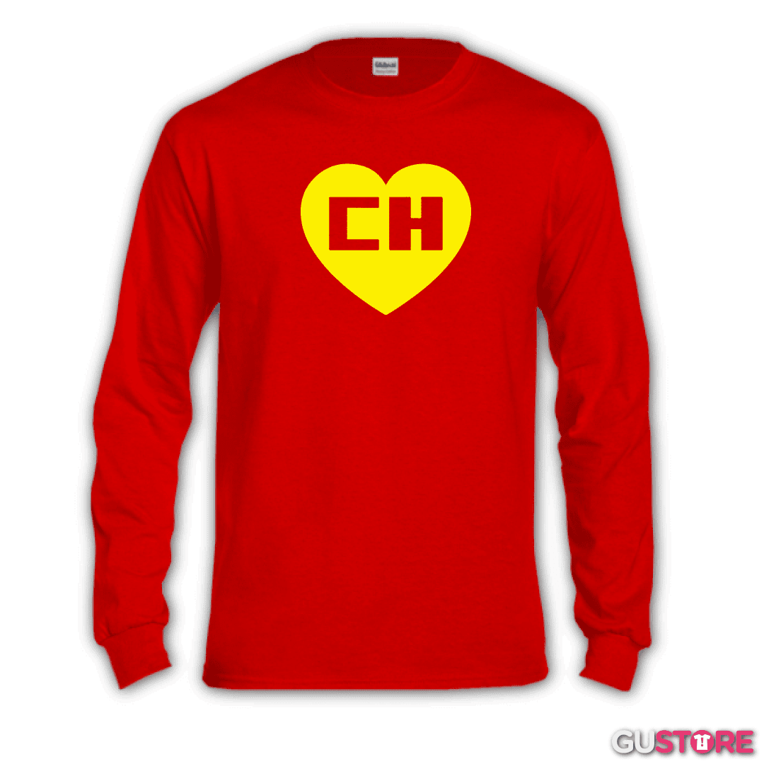 Polera manga larga Chapulin escudo