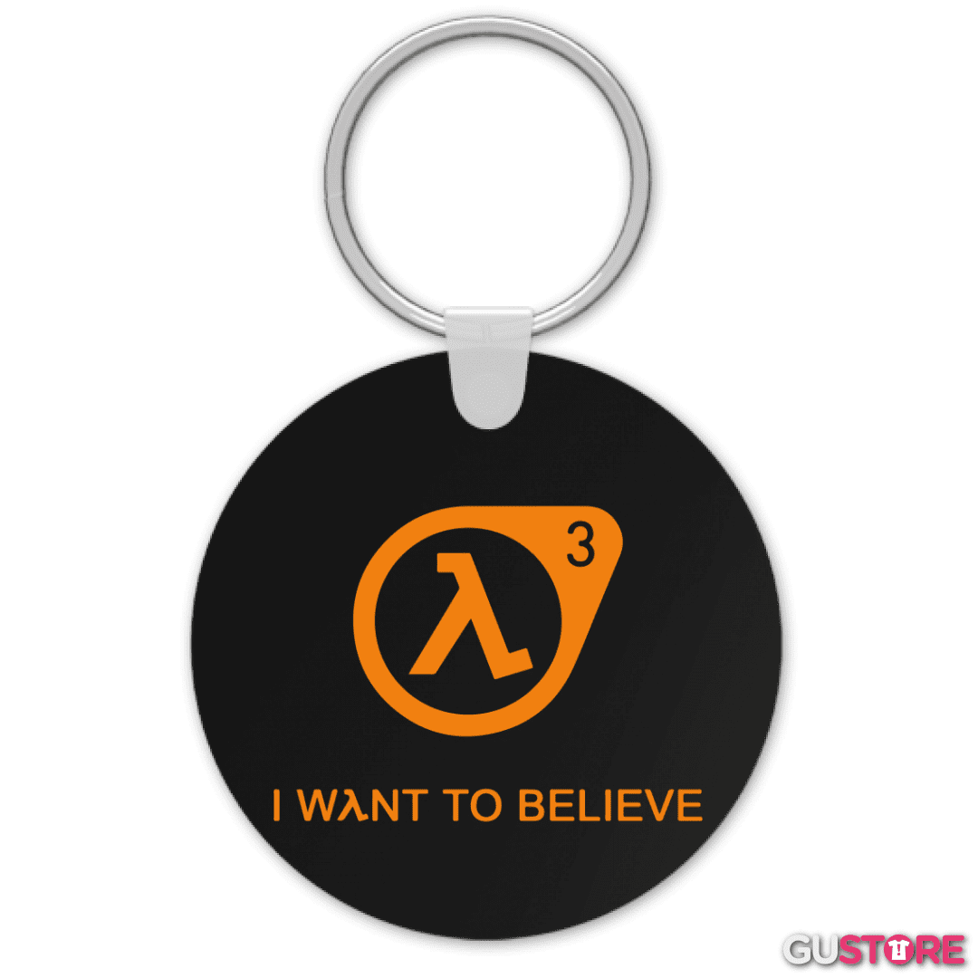 Llavero Half Life - 3 I Want to Believe