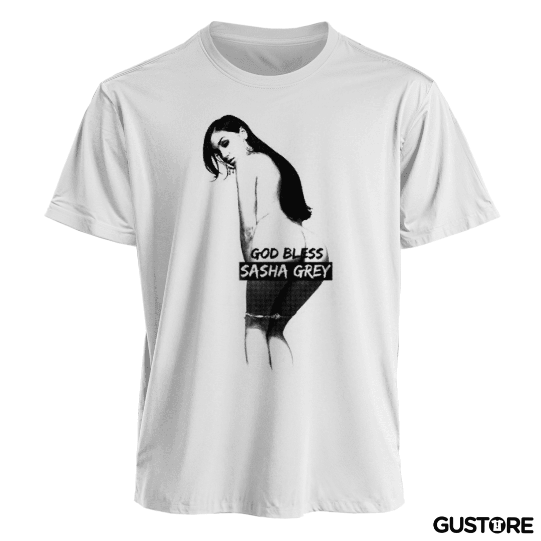 Polera God bless sasha grey 3