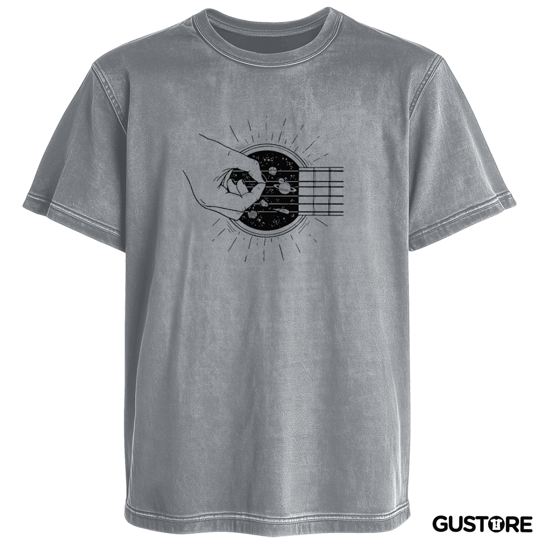 Polera desgastada guitarra 2