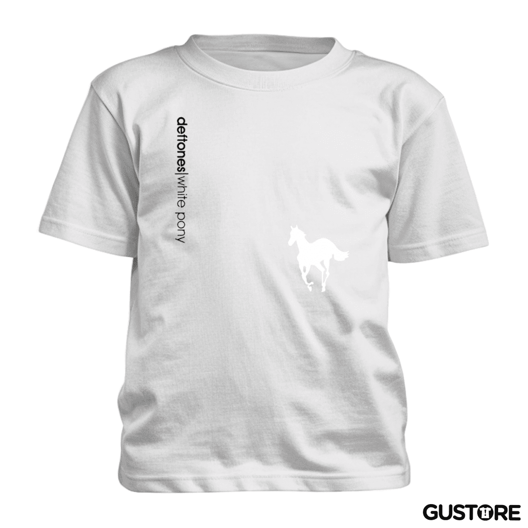 Polera de niño Deftones white pony
