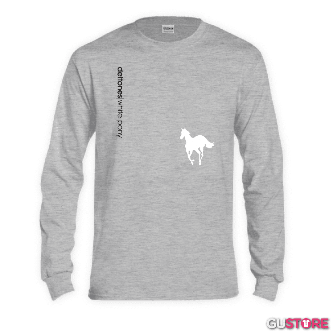 Polera manga larga Deftones white pony