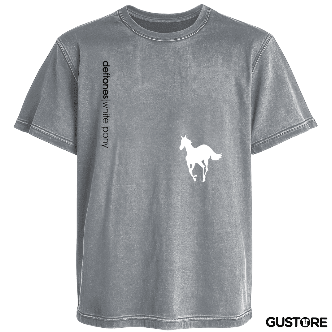 Polera desgastada Deftones white pony