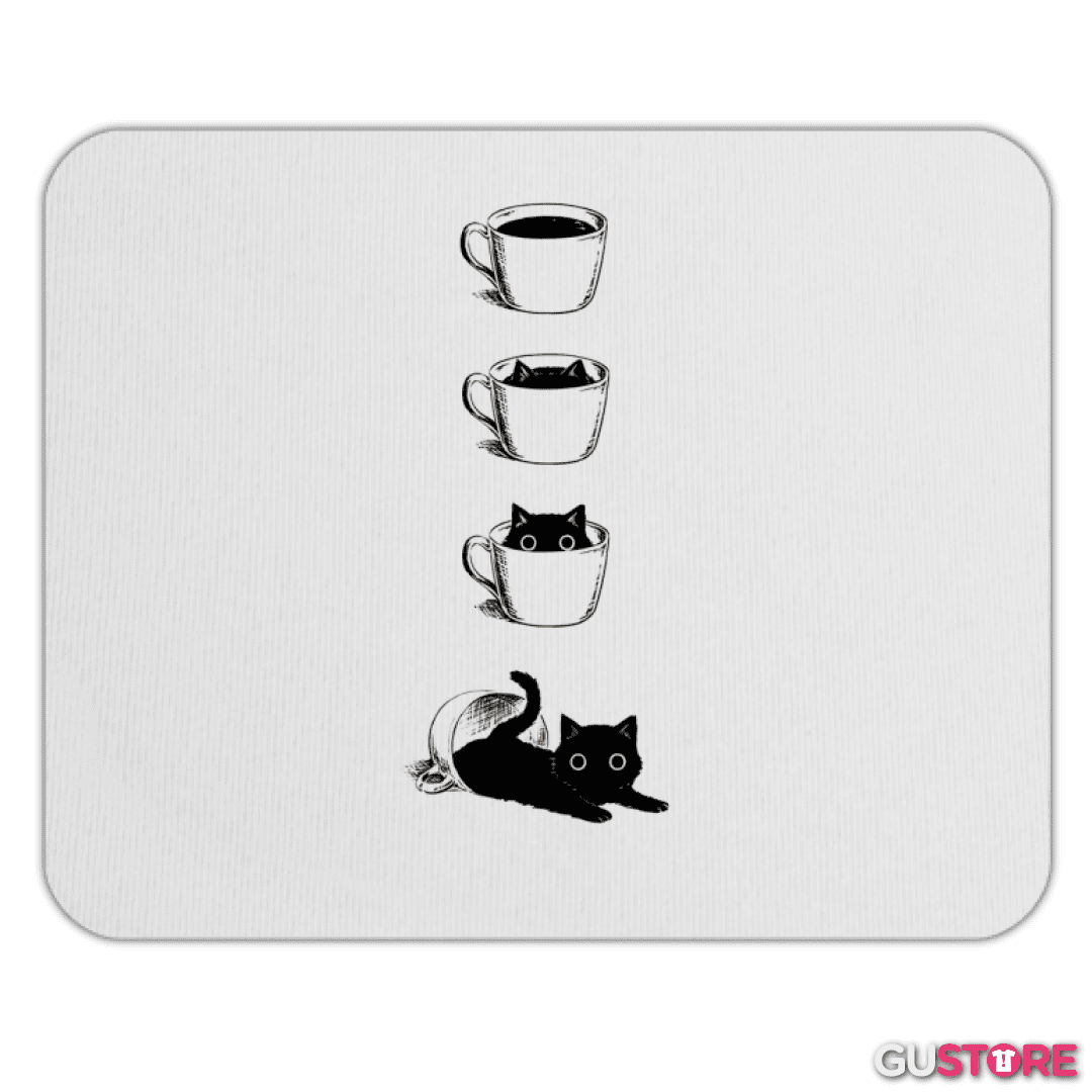 Mousepad Coffe cat 