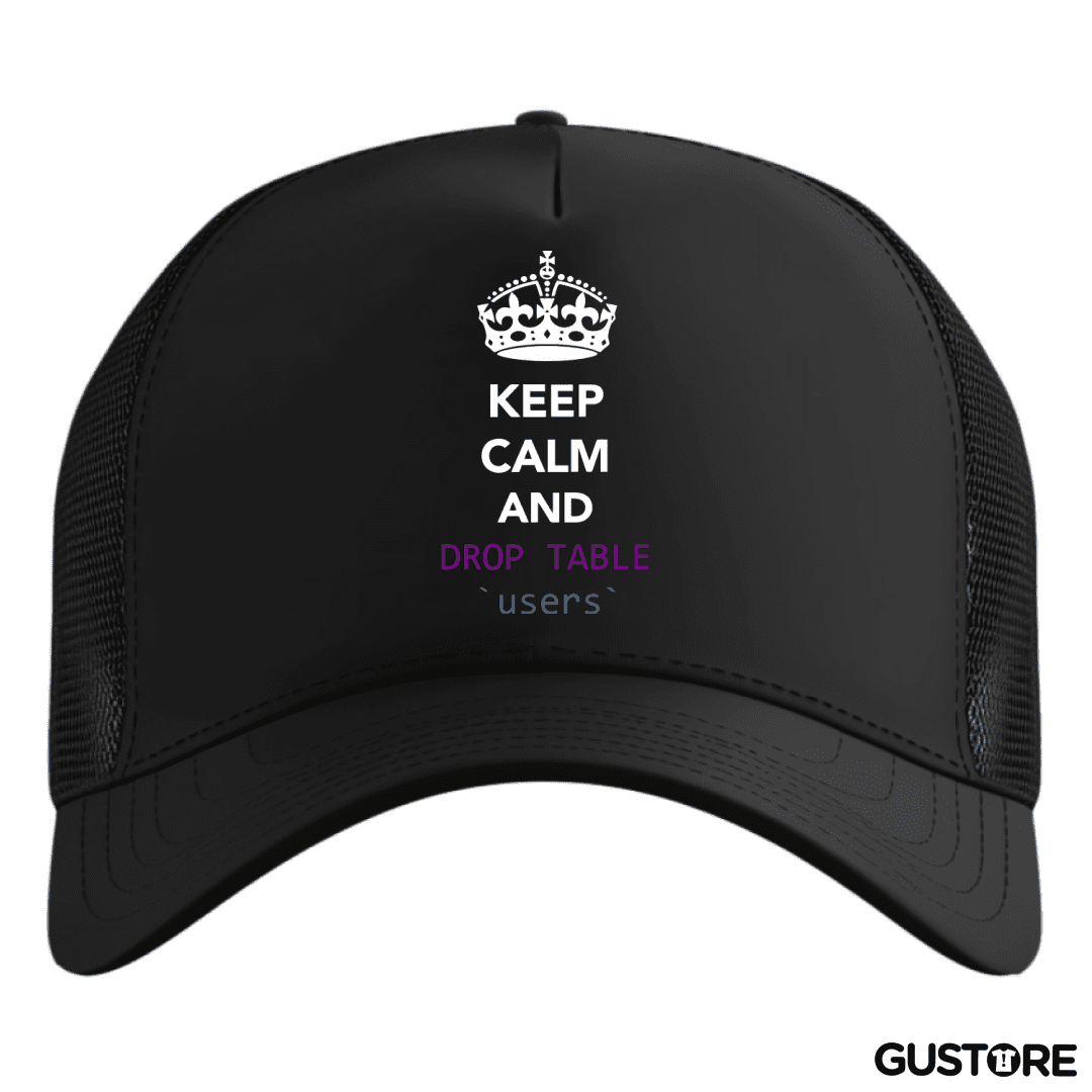 Gorro Keep calm and drop table users