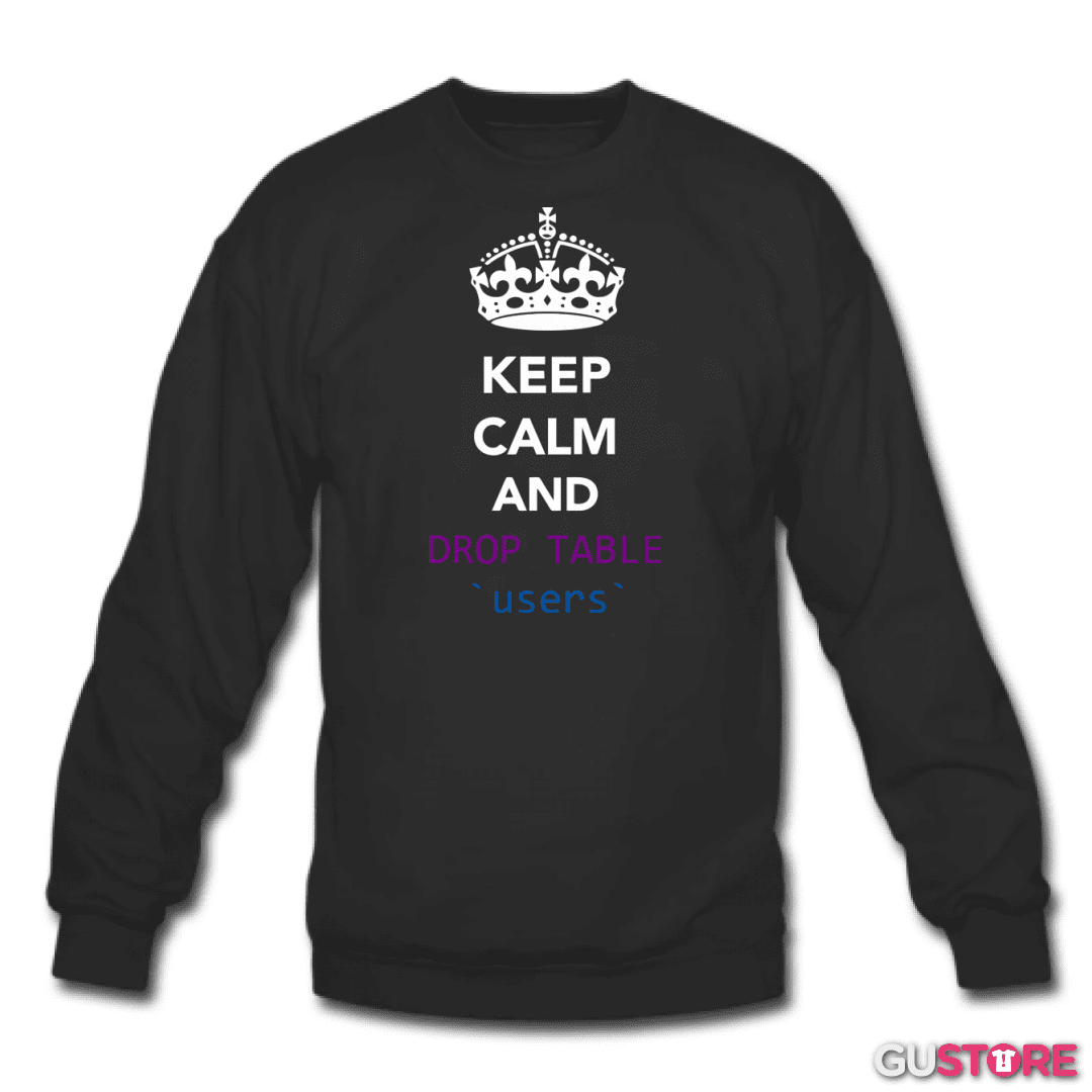 Poleron polo Keep calm and drop table users