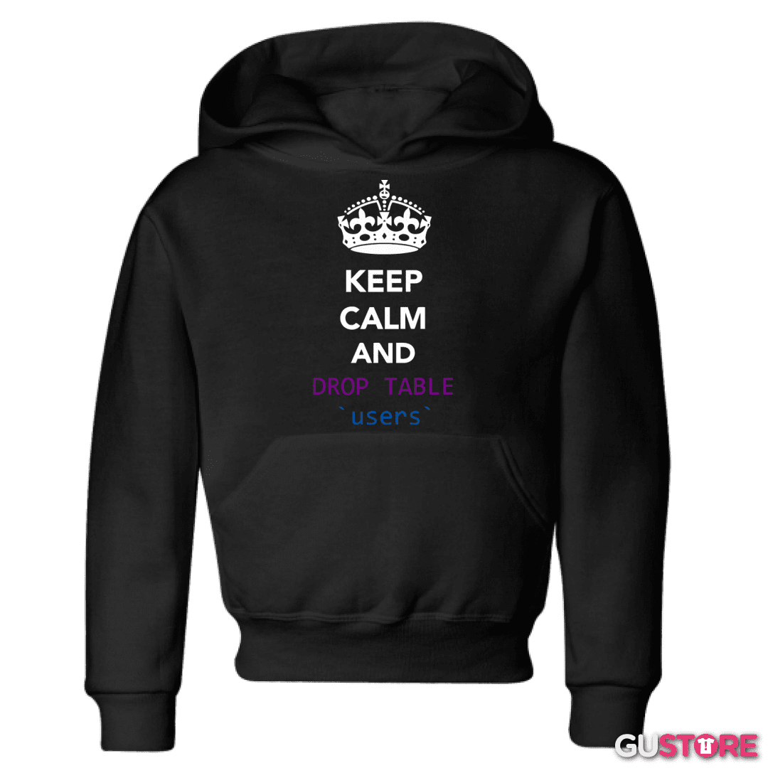 Poleron de niño Keep calm and drop table users