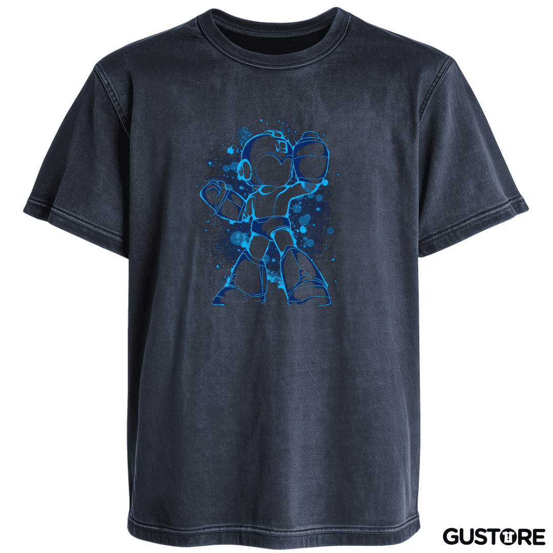 Polera desgastada Mega man X