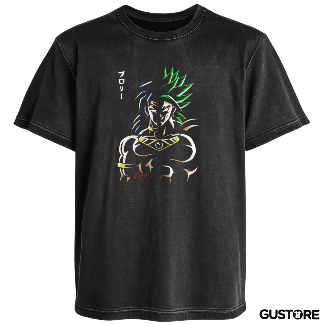 Polera desgastada Broly Loco
