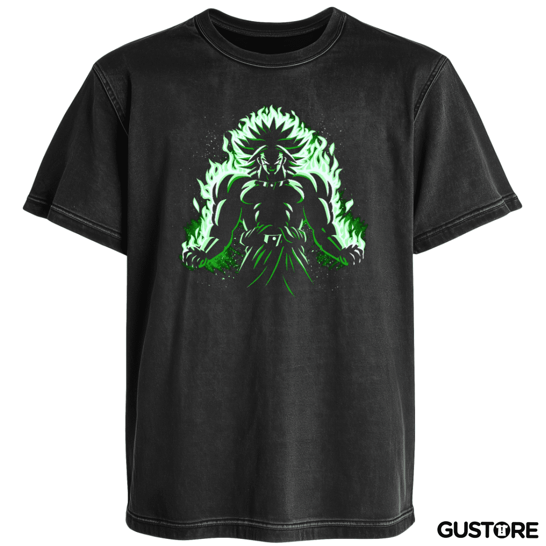 Polera desgastada Broly loco 2