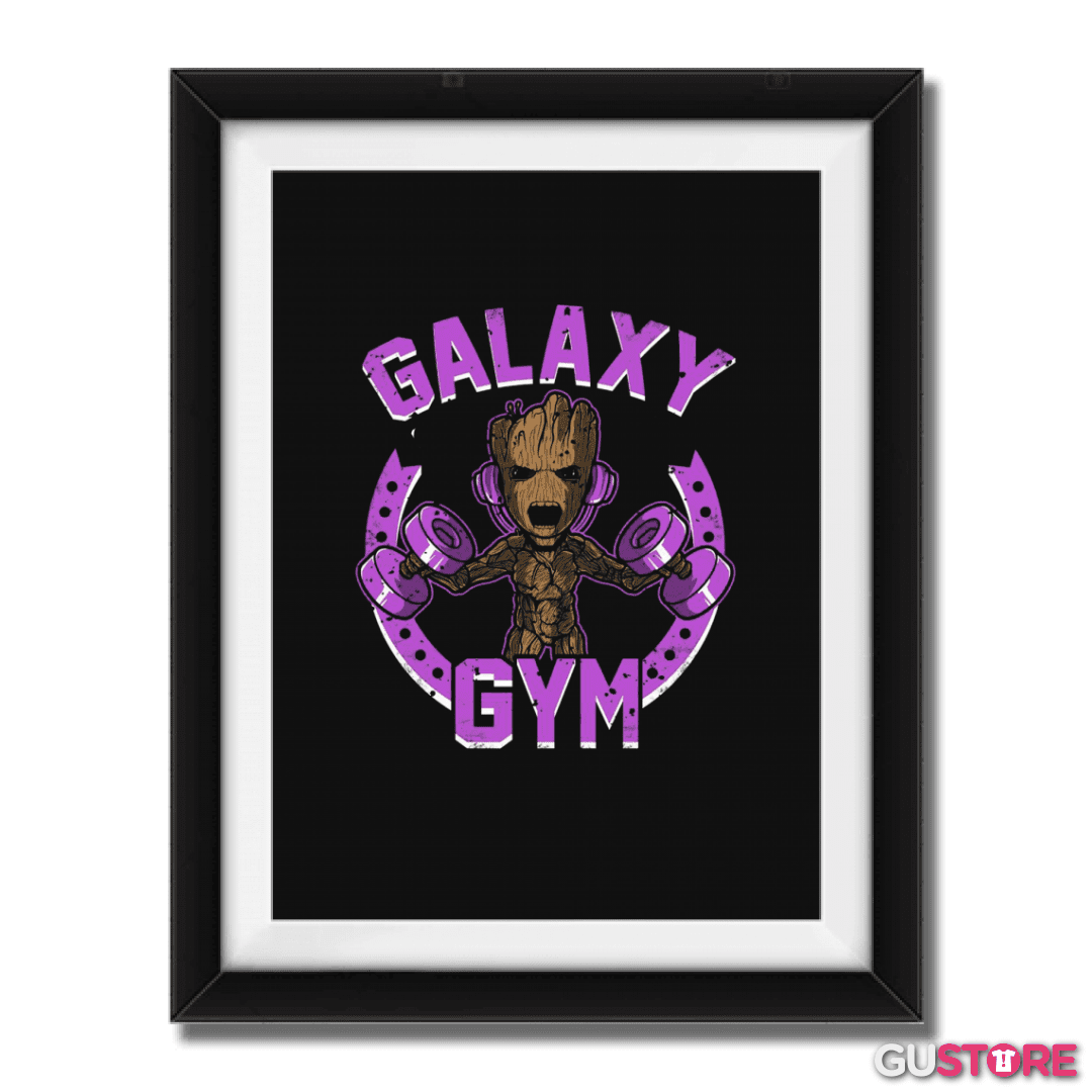 Cuadro decorativo Groot Galaxy Gym