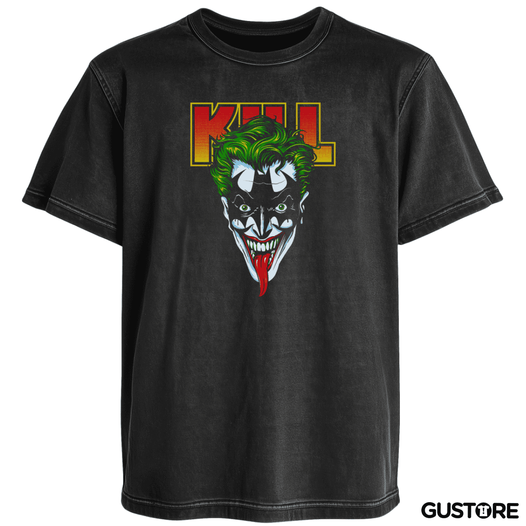 Polera desgastada Kill the bat