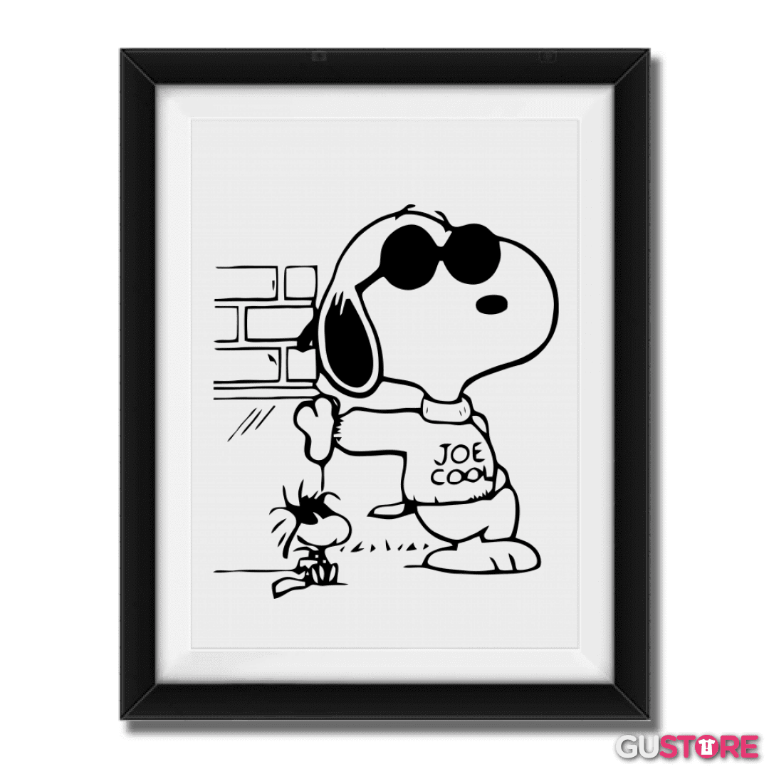 Cuadro decorativo Snoopy Style