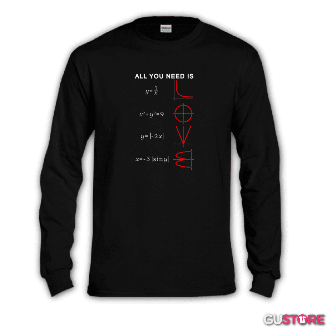 Polera manga larga All you need is L0v3