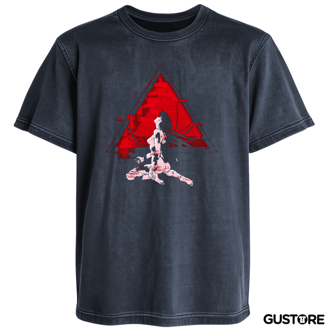 Polera desgastada Fantasma en the shell
