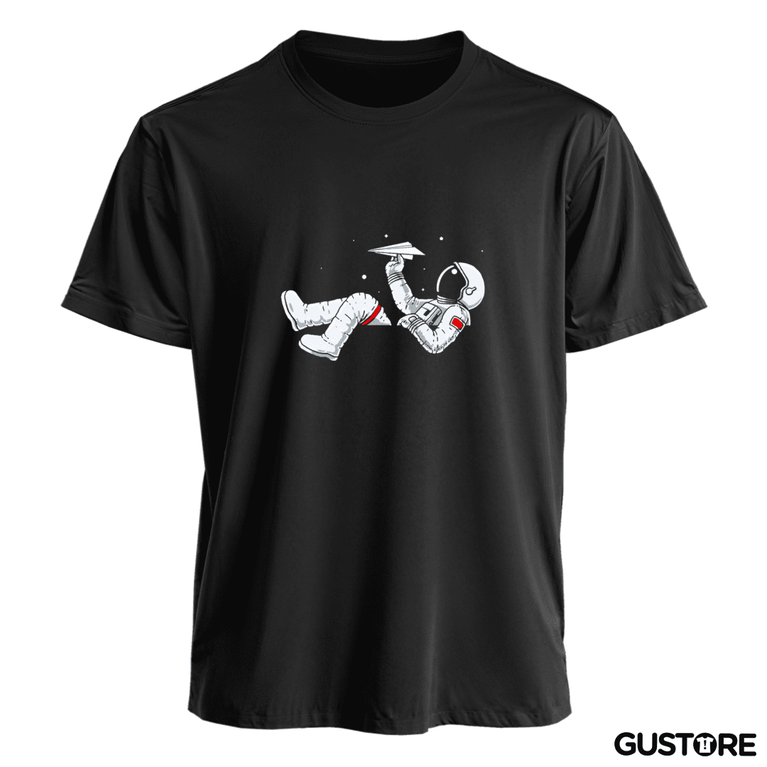 Polera Astronauta avion de papel 