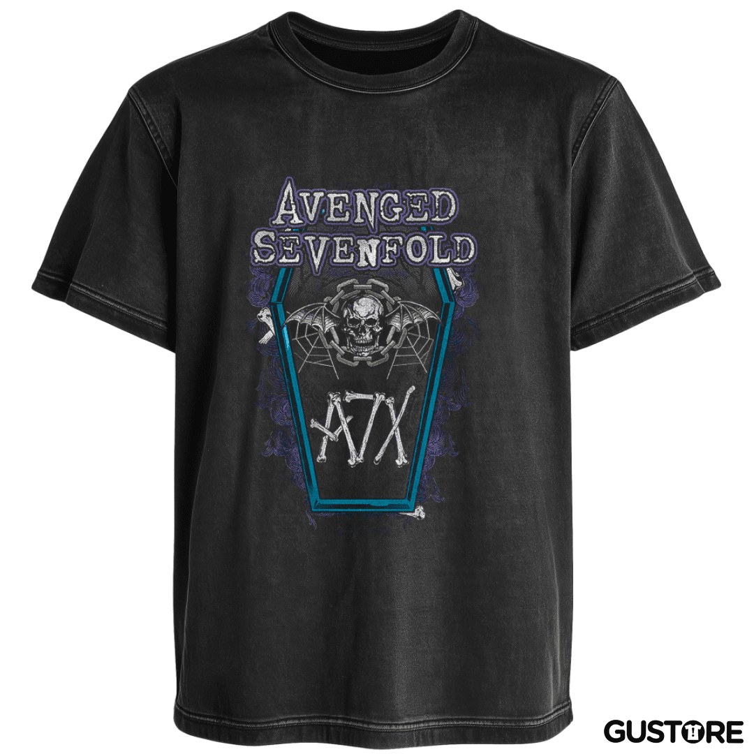 Polera desgastada A7X