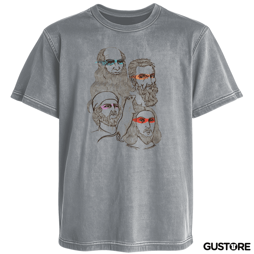 Polera desgastada Tortugas ninjas renacimiento