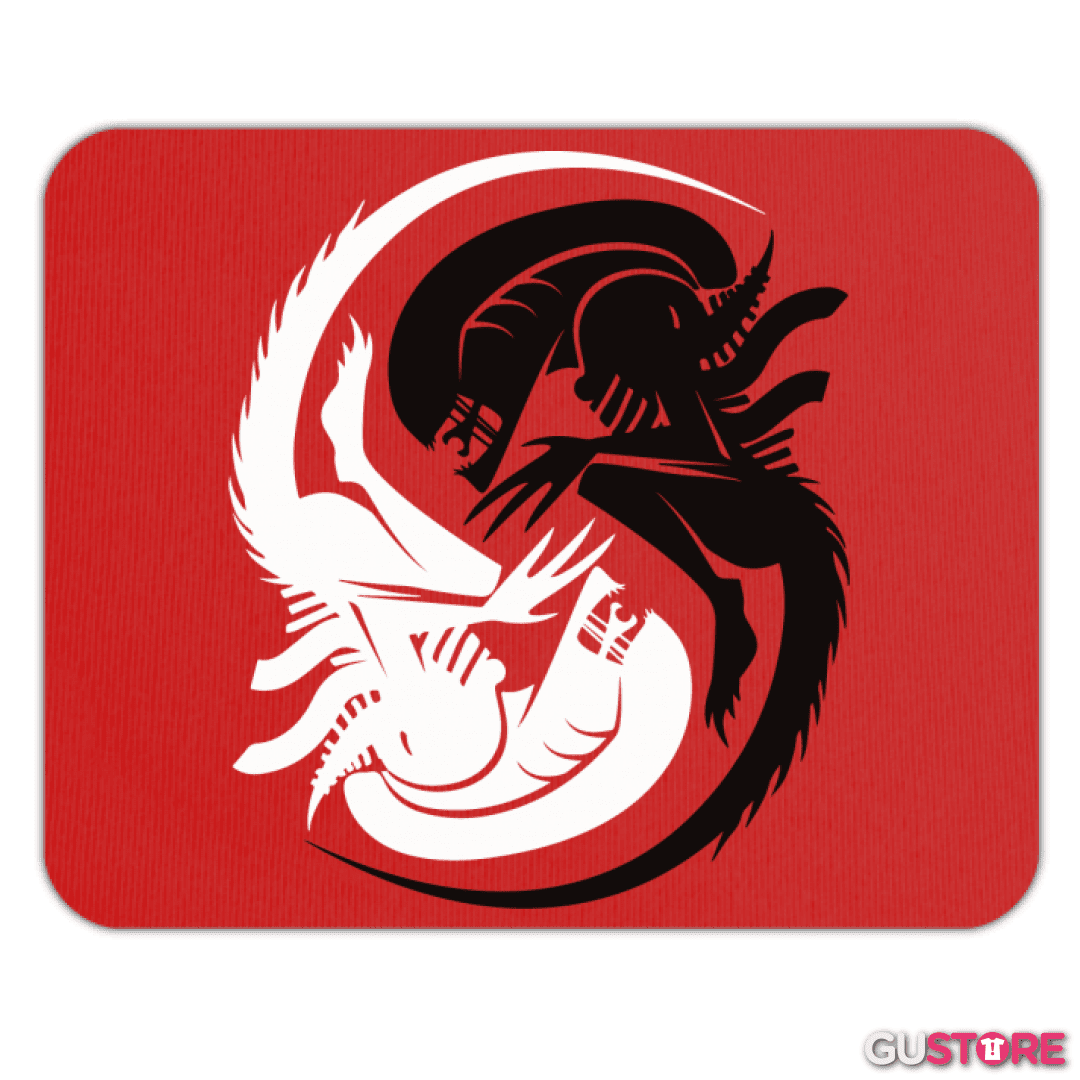 Mousepad Alien - Yin Yang