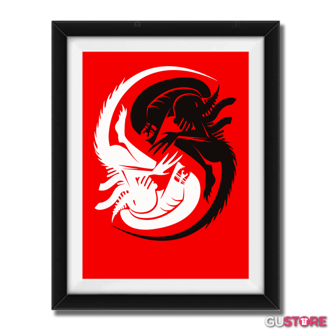 Cuadro decorativo Alien - Yin Yang