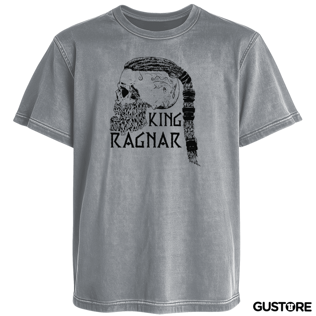 Polera desgastada King Ragnar