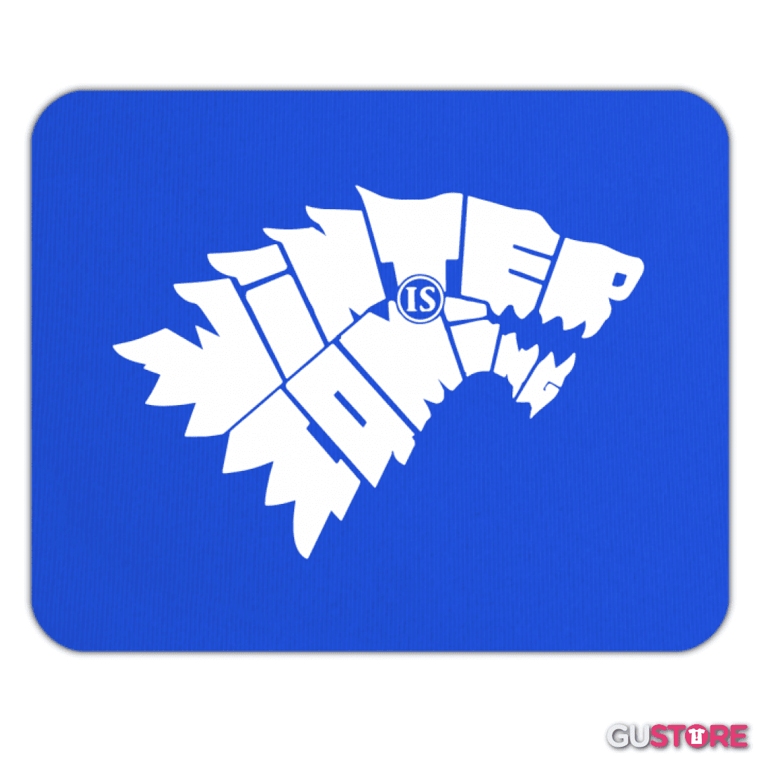 Mousepad GOT - Winter Is Coming Letras
