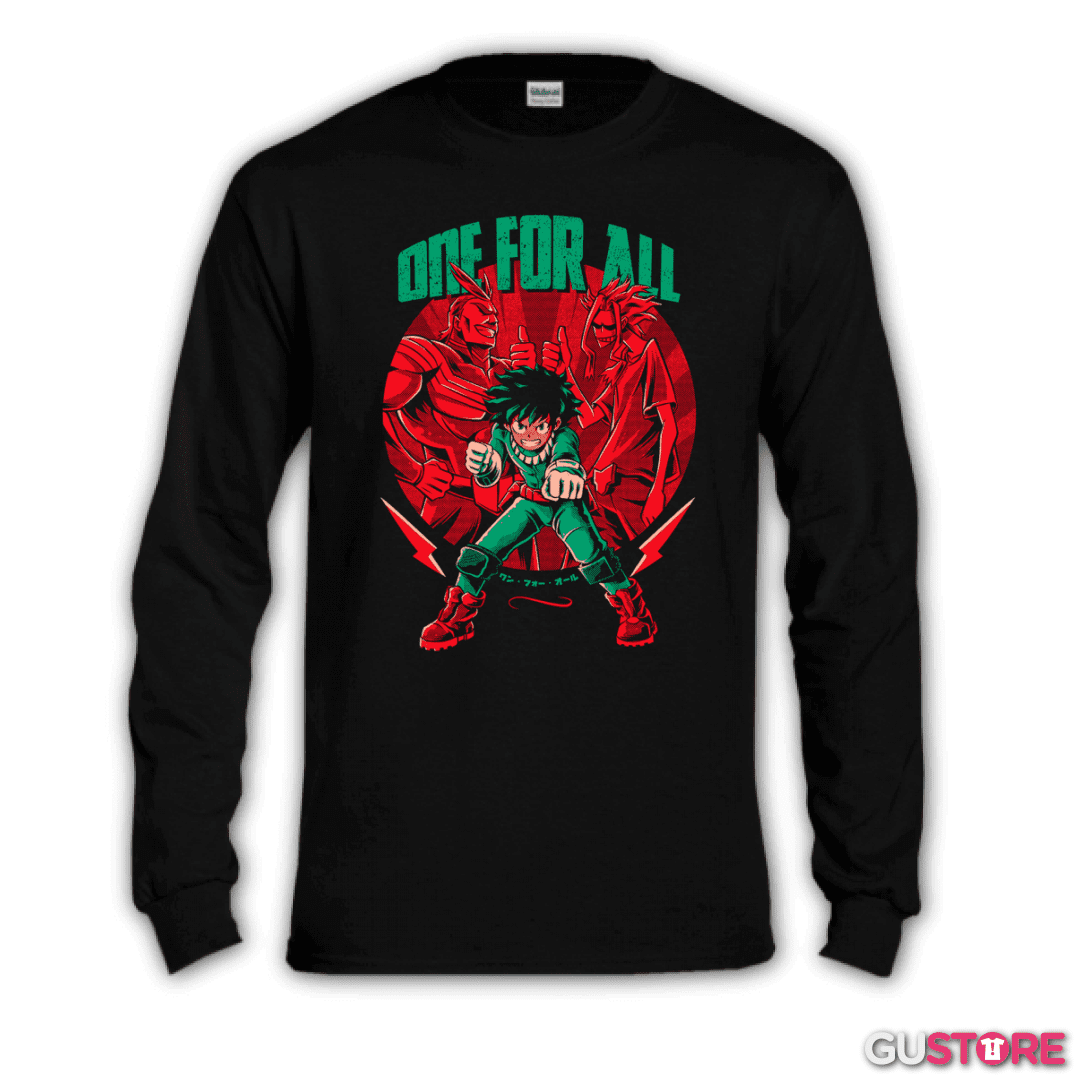 Polera manga larga Boku no hero 5