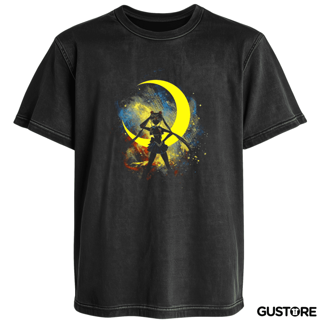 Polera desgastada Pop moon