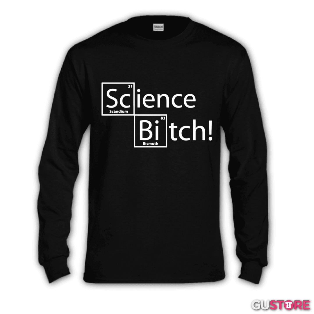 Polera manga larga Science Bitch!